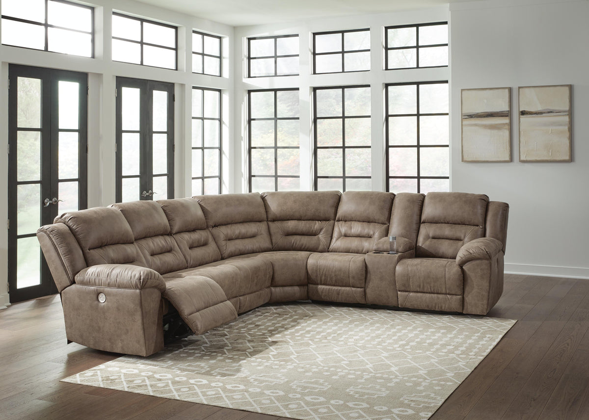 Ravenel Sectional - 83106S4 - product view or room setting; complete kit and included component views (supplier image 21)