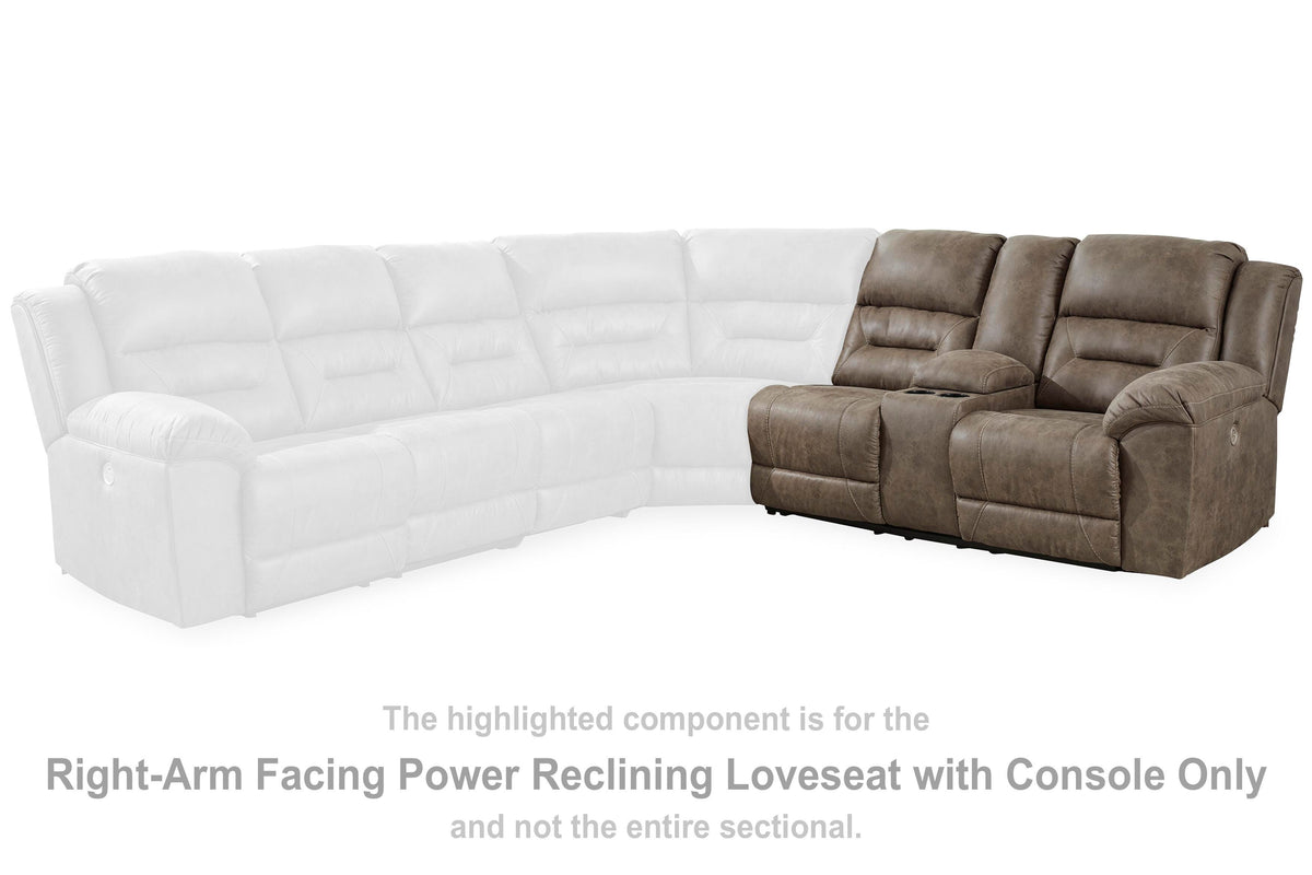 Ravenel Sectional - 83106S4, 83106S2 - product view or room setting; complete kit and included component views (supplier image 28)
