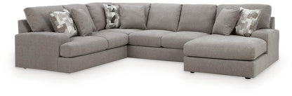 Lindon Sectional - 84704S4 - product view or room setting; complete kit and included component views (supplier image 1)