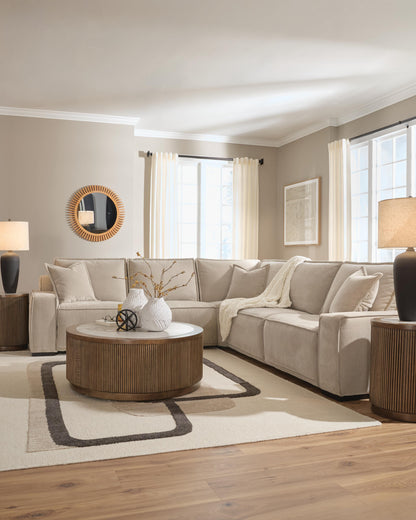 Carceri Sectional - 87003S4 - product view or room setting; complete kit and included component views (supplier image 19)