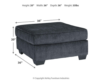 Altari Ottoman - 8721308 - approximate manufacturer dimensions (supplier image 9)