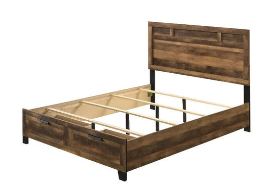 Morales - Bedroom Set - Rustic Oak