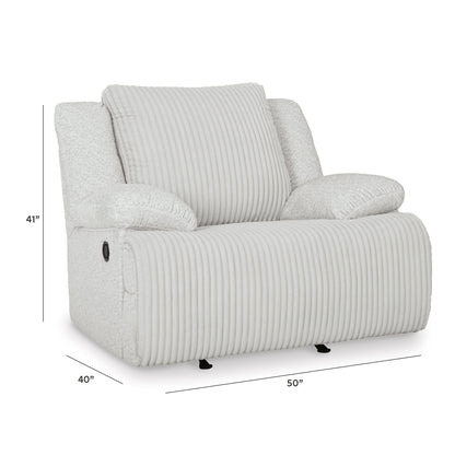 Top Tier Recliner - 9270625 - approximate manufacturer dimensions (supplier image 11)