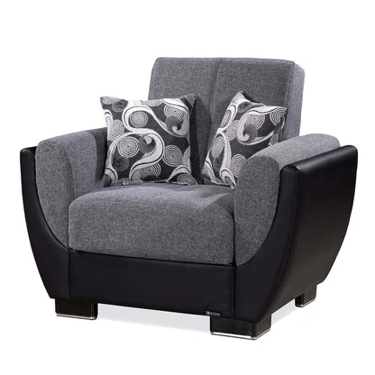 Ottomanson Armada Air - Upholstered Convertible Armchair With Storage
