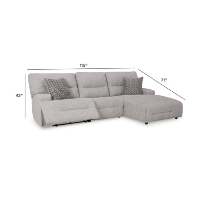 Acklen Place Sectional - 93605S6 - approximate manufacturer dimensions (supplier image 67)