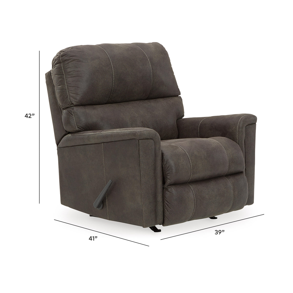Navi Recliner - 9400225 - approximate manufacturer dimensions (supplier image 10)
