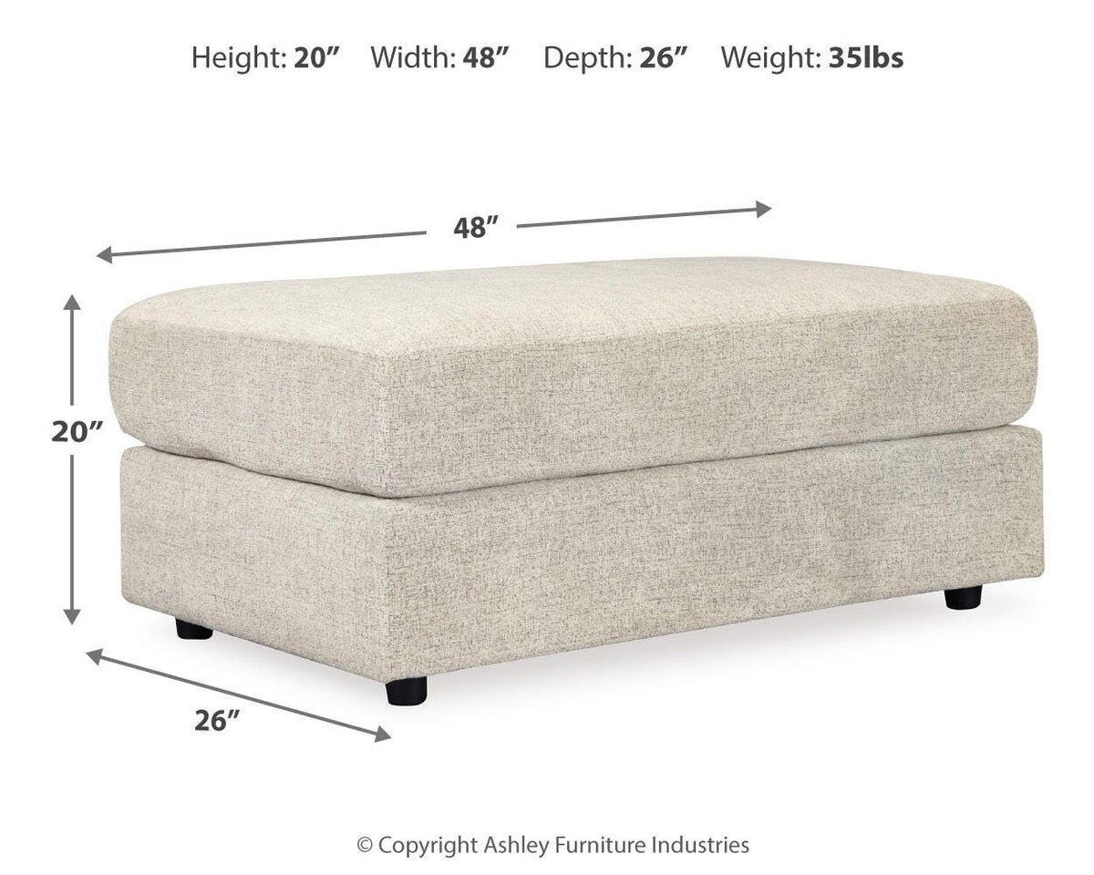 Soletren Chair and Ottoman - 95104U1 - approximate manufacturer dimensions (supplier image 7)