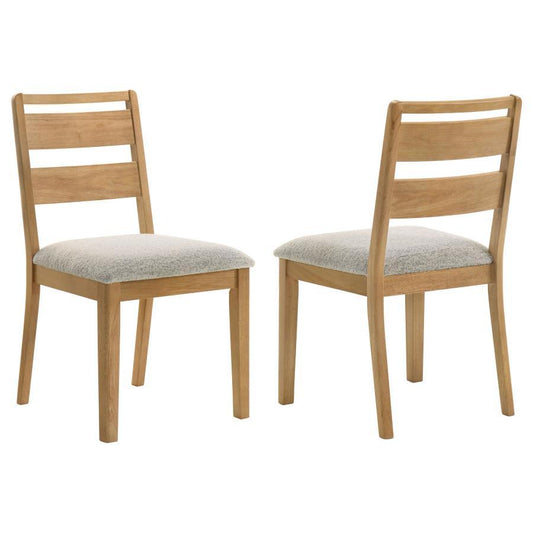 Duncan - Ladder Back Dining Side Chair (Set of 2) - Washed Oak