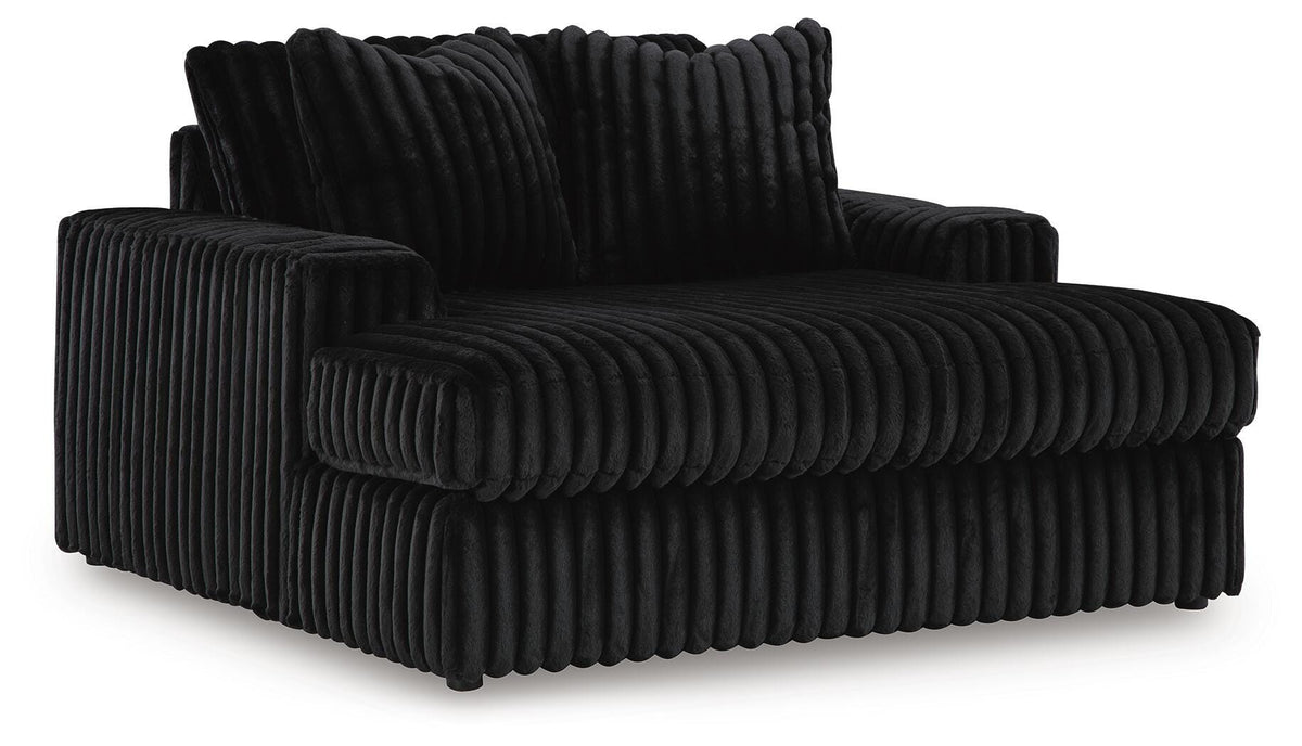 Midnight-Madness Oversized Chaise - 9810315 - product view or room setting; only chaise lounge included (supplier image 1)