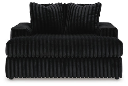 Midnight-Madness Oversized Chaise - 9810315 - product view or room setting; only chaise lounge included (supplier image 3)