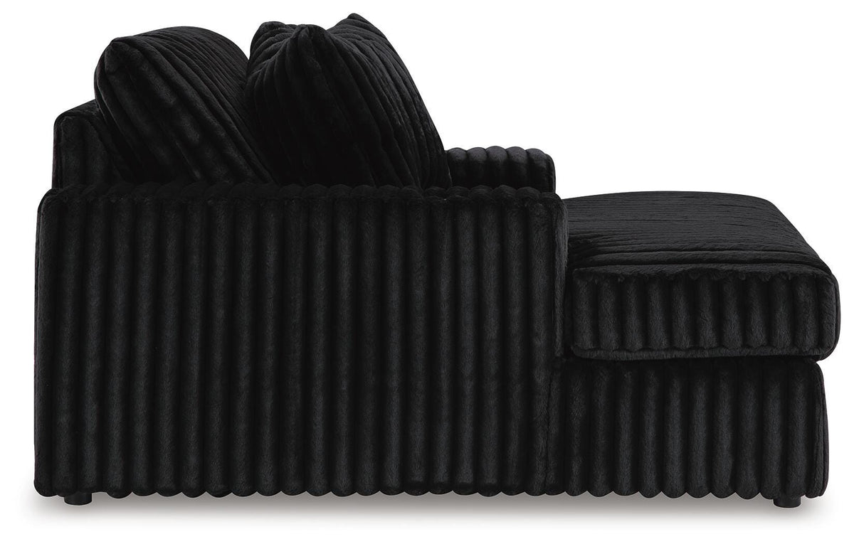 Midnight-Madness Oversized Chaise - 9810315 - product view or room setting; only chaise lounge included (supplier image 4)