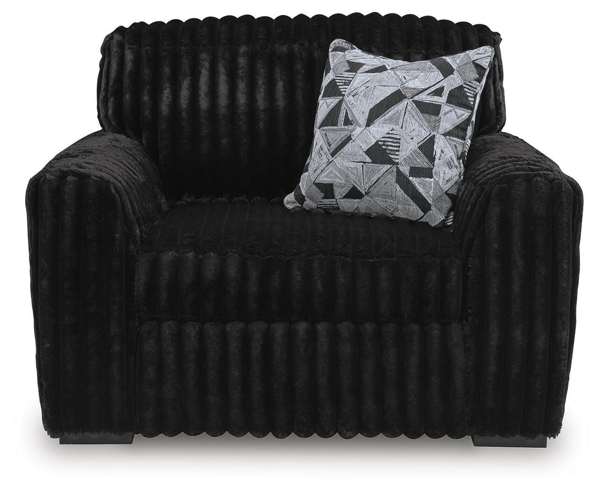 Midnight-Madness Oversized Chair - 9810323 - product view or room setting; only chair included (supplier image 8)