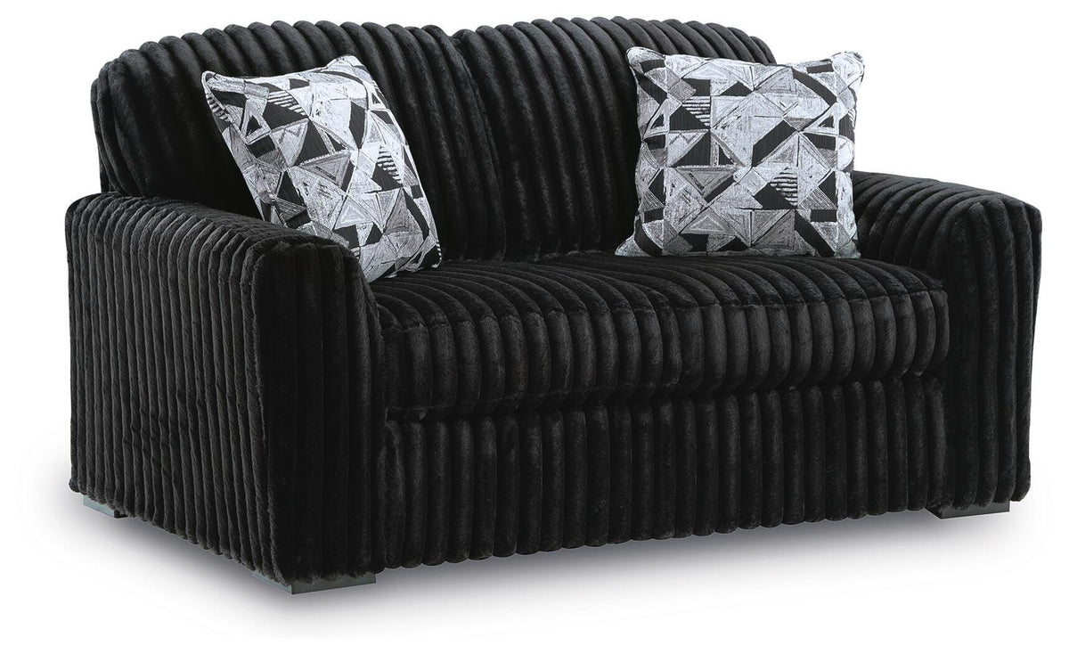Midnight-Madness Loveseat - 9810335 - product view or room setting; only loveseat included (supplier image 1)