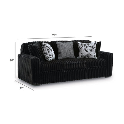 Midnight-Madness Living Room Sets - 98103U9, 98103U13, 98103U14, 98103U16 - approximate manufacturer dimensions (supplier image 85)