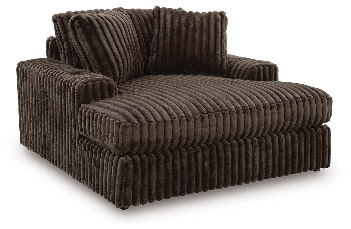 Midnight-Madness Oversized Chaise - 9810415 - product view or room setting; only chaise lounge included (supplier image 11)