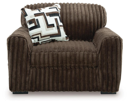 Midnight-Madness Oversized Chair - 9810423 - product view or room setting; only chair included (supplier image 3)