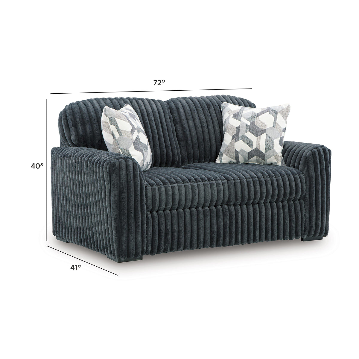 Midnight-Madness Living Room Sets - 98105U2, 98105U1 - approximate manufacturer dimensions (supplier image 183)