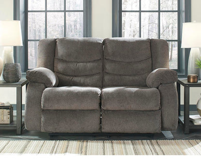 Tulen Reclining Loveseat - 9860686 - product view or room setting; only loveseat included (supplier image 2)