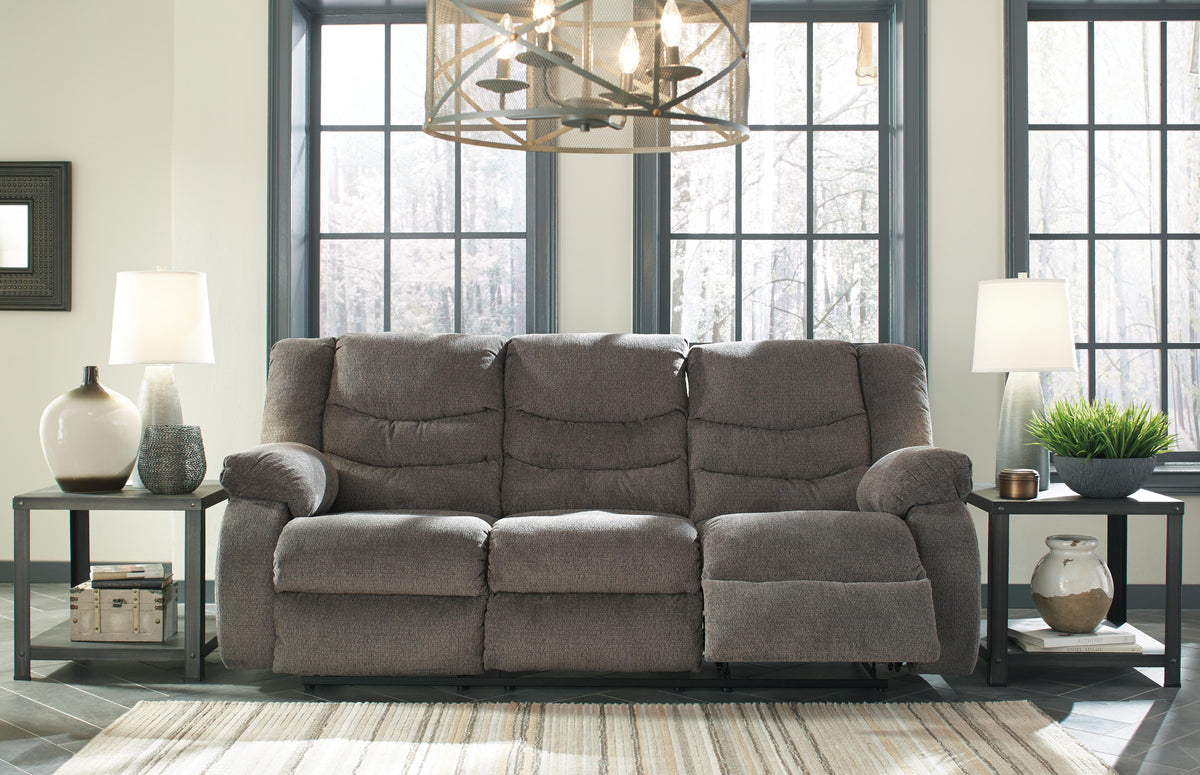 Tulen Reclining Sofa - 9860688 - product view or room setting; only sofa included (supplier image 4)