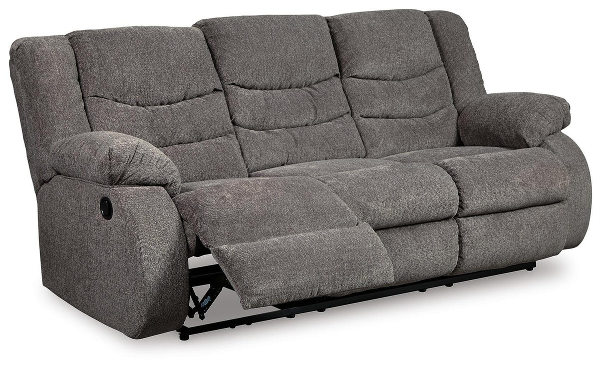 Tulen Reclining Sofa - 9860688 - product view or room setting; only sofa included (supplier image 3)