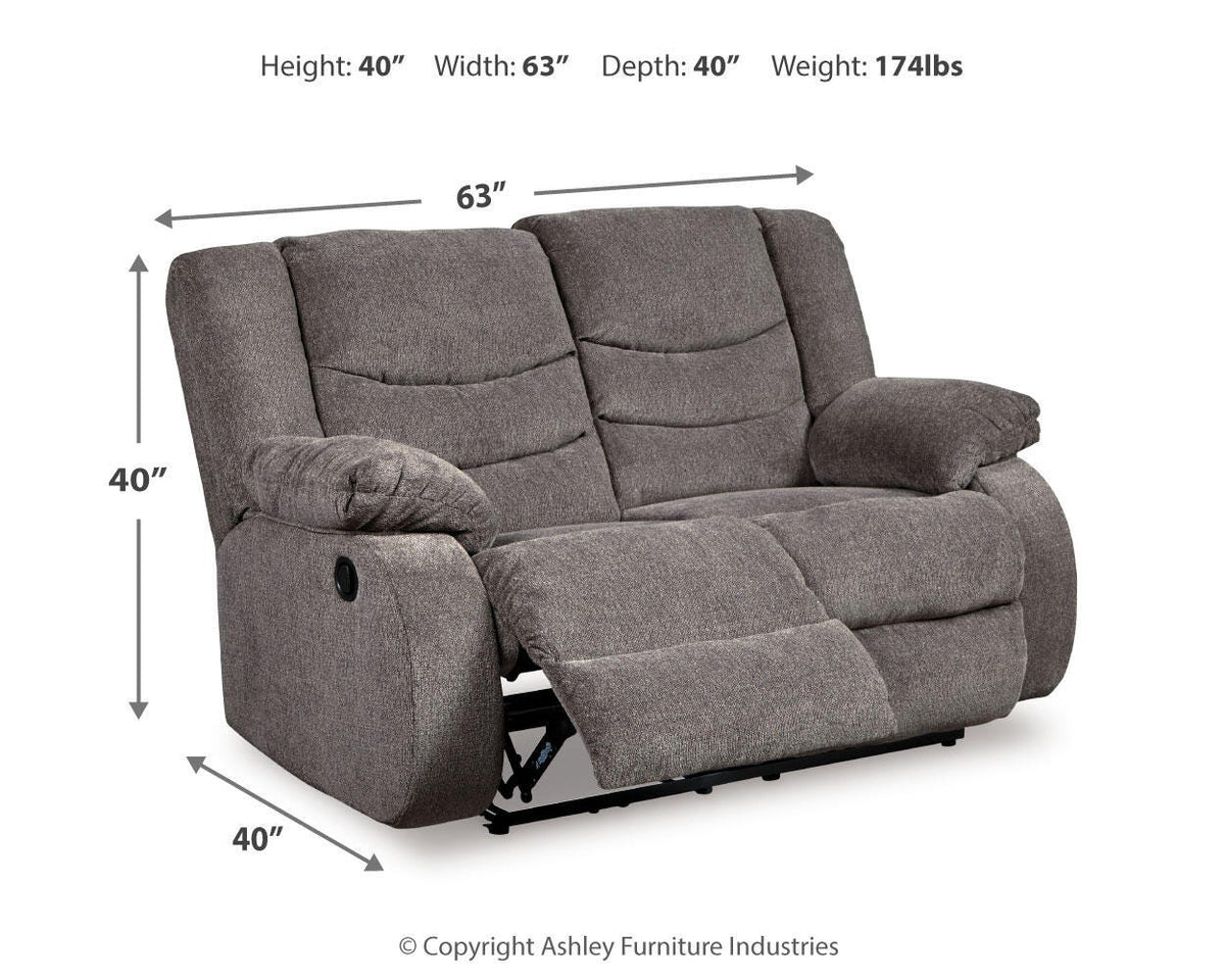 Tulen Living Room Sets - 98606U1, 98606U3, 98606U4, 98606U5 - approximate manufacturer dimensions (supplier image 8)