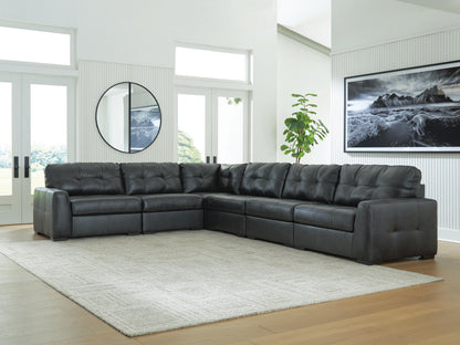 Brindley Pier Sectional - 99503S5 - product view or room setting; complete kit and included component views (supplier image 2)
