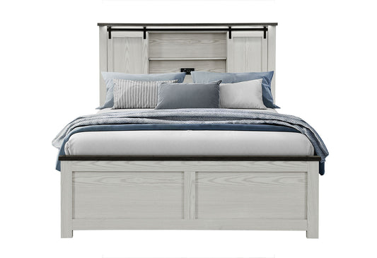 Ava - Full Storage Bed - Beige