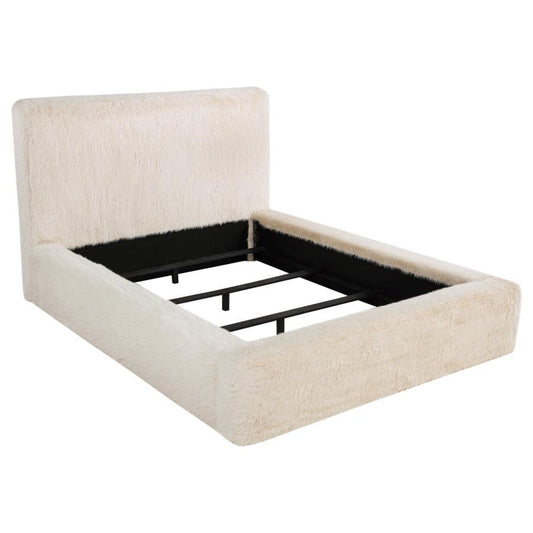 Rebecca - Faux Fur Upholstered Bed