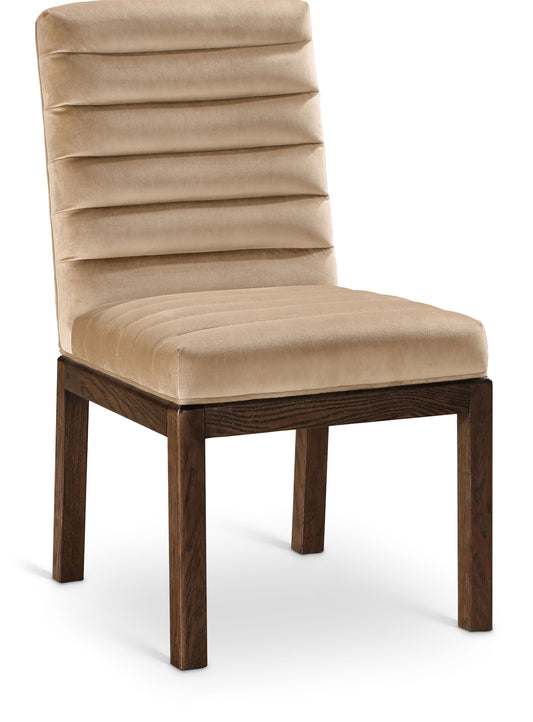 Evelyn - Dining Chair With Brown Legs