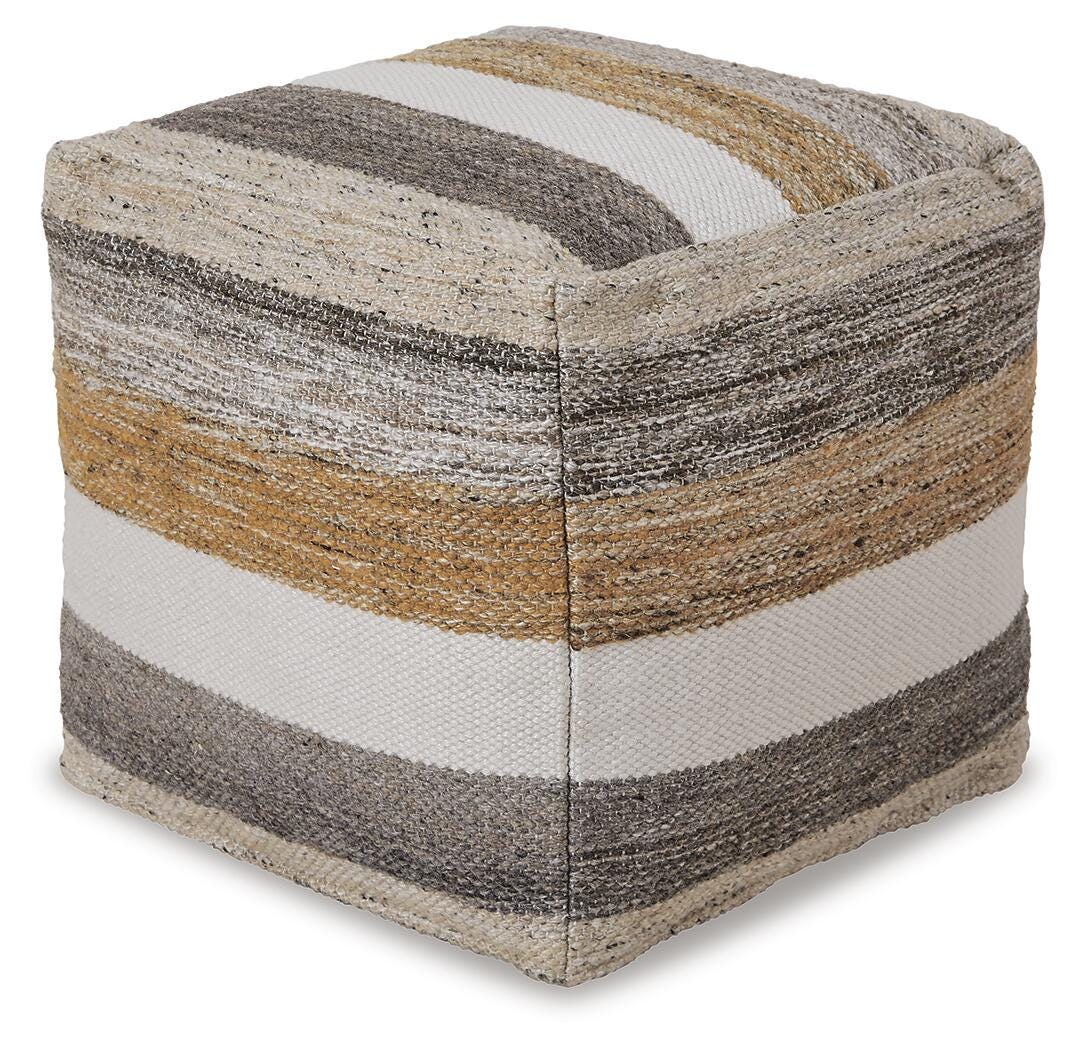 Josalind Pouf - A1000935 - product view or room setting; only pouf included (supplier image 1)