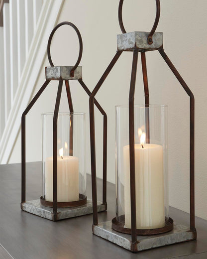 Diedrick Indoor/Outdoor Lantern (Set of 2)