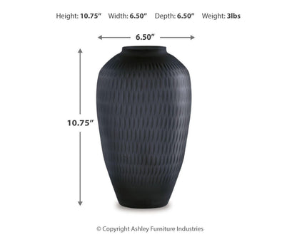 Etney Vase - A2000509 - approximate manufacturer dimensions (supplier image 8)