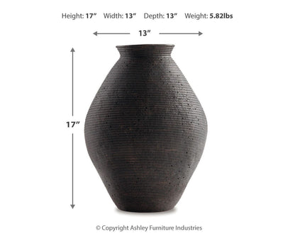 Hannela Vase - A2000512 - approximate manufacturer dimensions (supplier image 9)