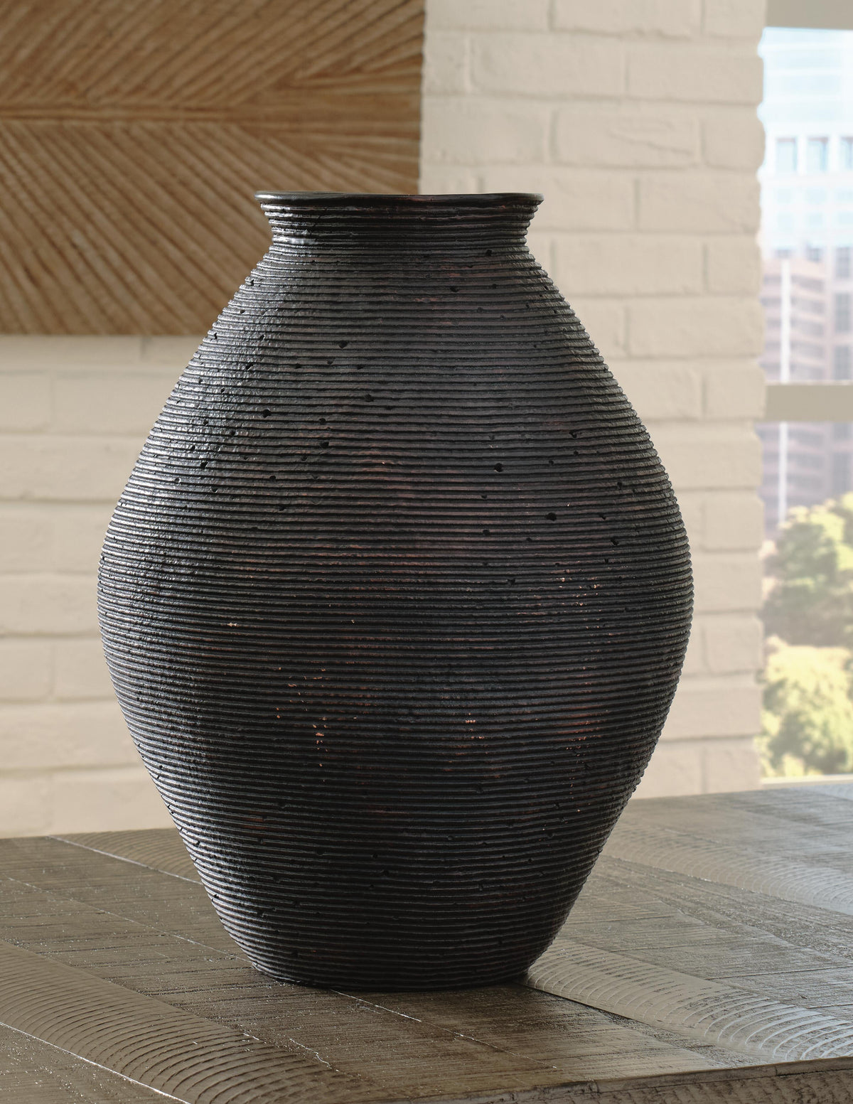 Hannela Vase - A2000512 - product view or room setting; only vase included (supplier image 6)