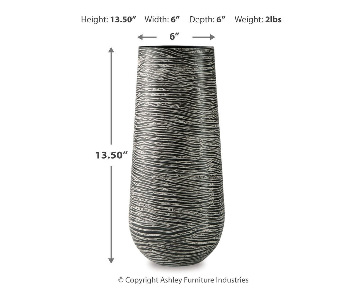 Fynn Vase - A2000515 - approximate manufacturer dimensions (supplier image 5)
