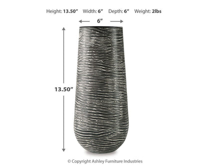 Fynn Vase - A2000515 - approximate manufacturer dimensions (supplier image 5)
