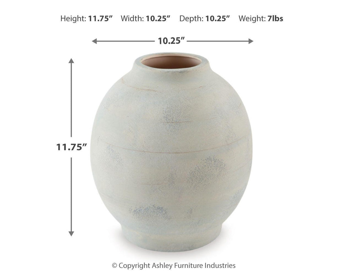 Clayson Vase - A2000654 - approximate manufacturer dimensions (supplier image 4)
