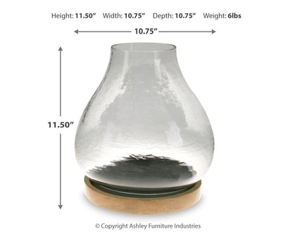 Adalisen Candle Holder - A2000679 - approximate manufacturer dimensions (supplier image 5)