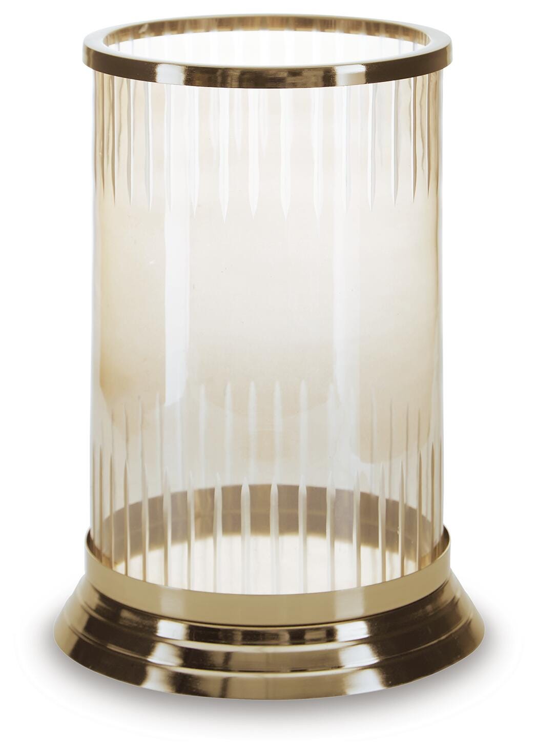 Aavinson Candle Holder - A2000687 - product view or room setting; only candle holder included (supplier image 6)