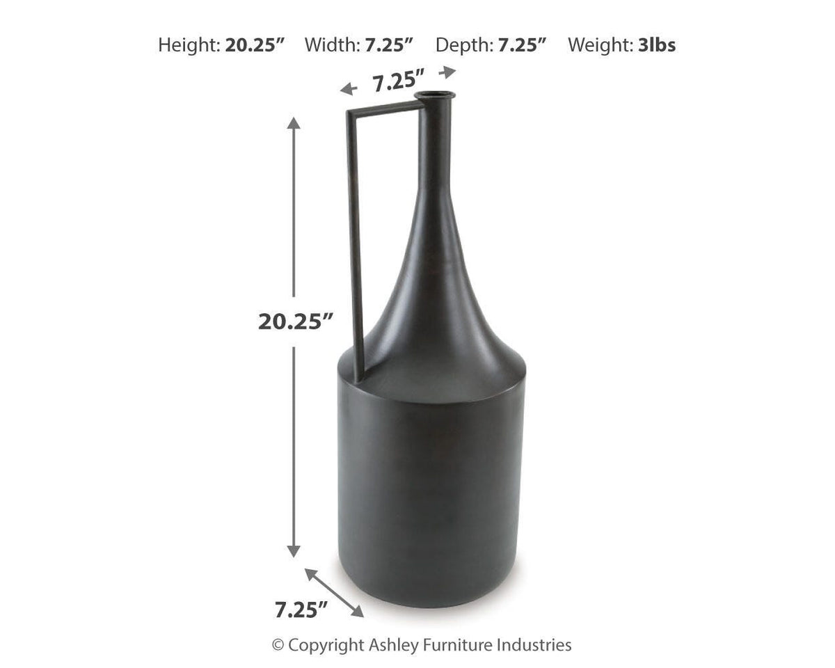 Zainforth Vase - A2000695 - approximate manufacturer dimensions (supplier image 6)
