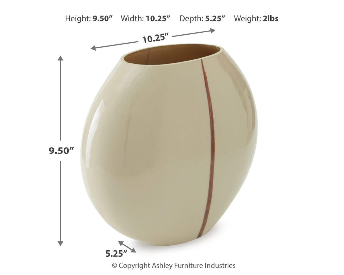 Sheabourne Vase - A2000701 - approximate manufacturer dimensions (supplier image 12)