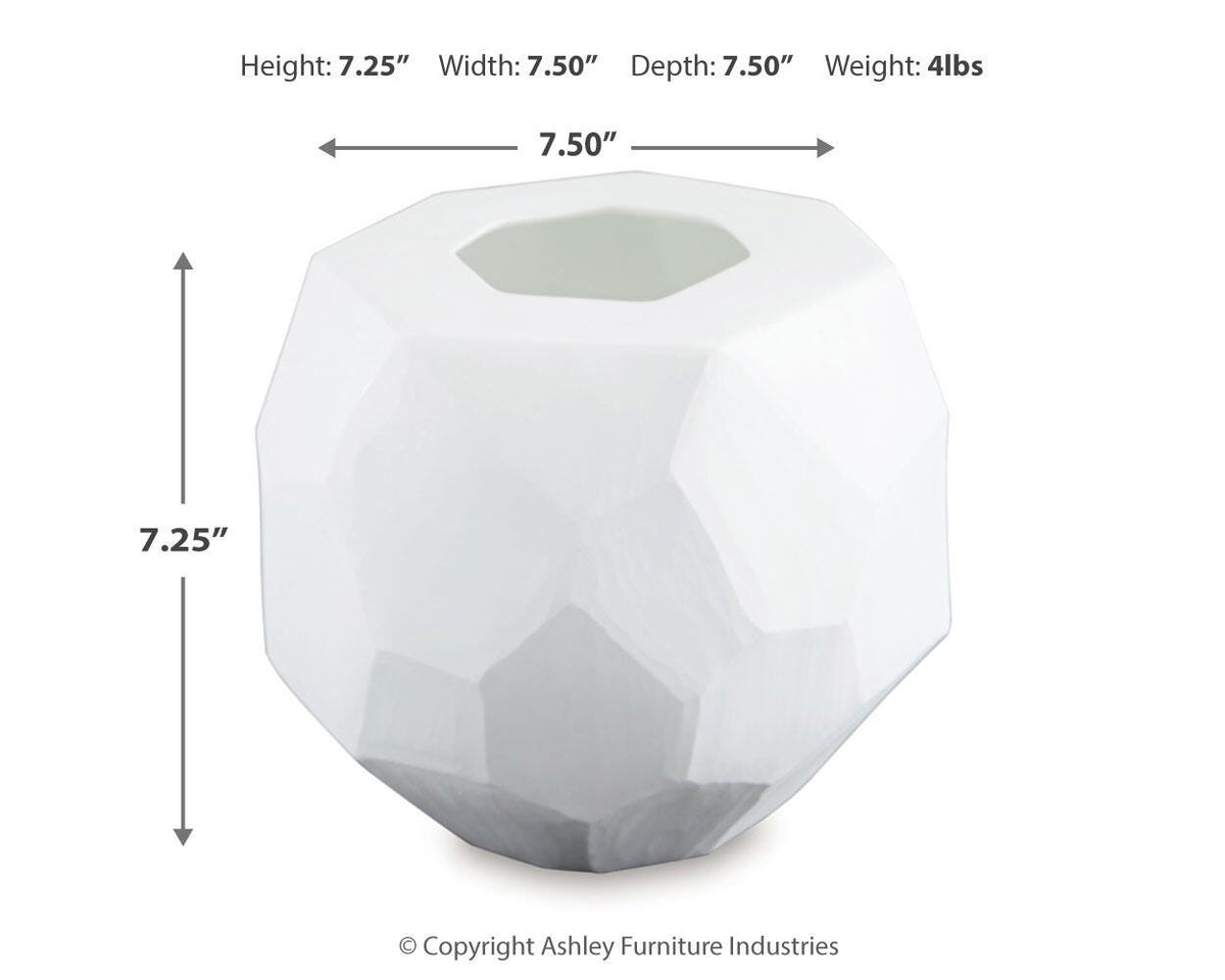 Karenton Vase - A2000720 - approximate manufacturer dimensions (supplier image 11)