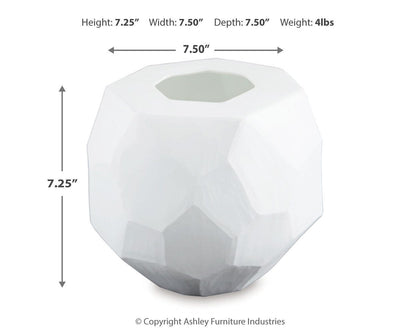 Karenton Vase - A2000720 - approximate manufacturer dimensions (supplier image 11)