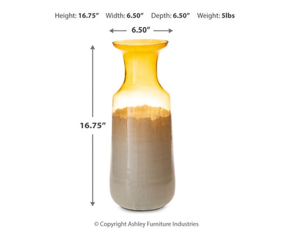 Wynburg Vase - A2000723 - approximate manufacturer dimensions (supplier image 10)