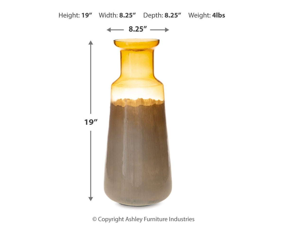 Wynburg Vase - A2000724 - approximate manufacturer dimensions (supplier image 5)
