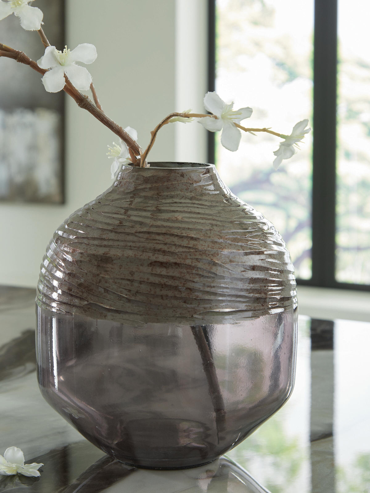 Harpwick Vase - A2000725 - product view or room setting; only vase included (supplier image 10)