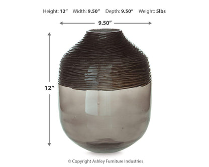Harpwick Vase - A2000727 - approximate manufacturer dimensions (supplier image 4)