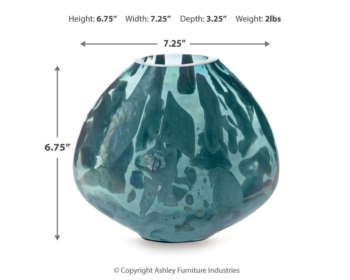 Cartshaw Vase - A2000738 - approximate manufacturer dimensions (supplier image 5)