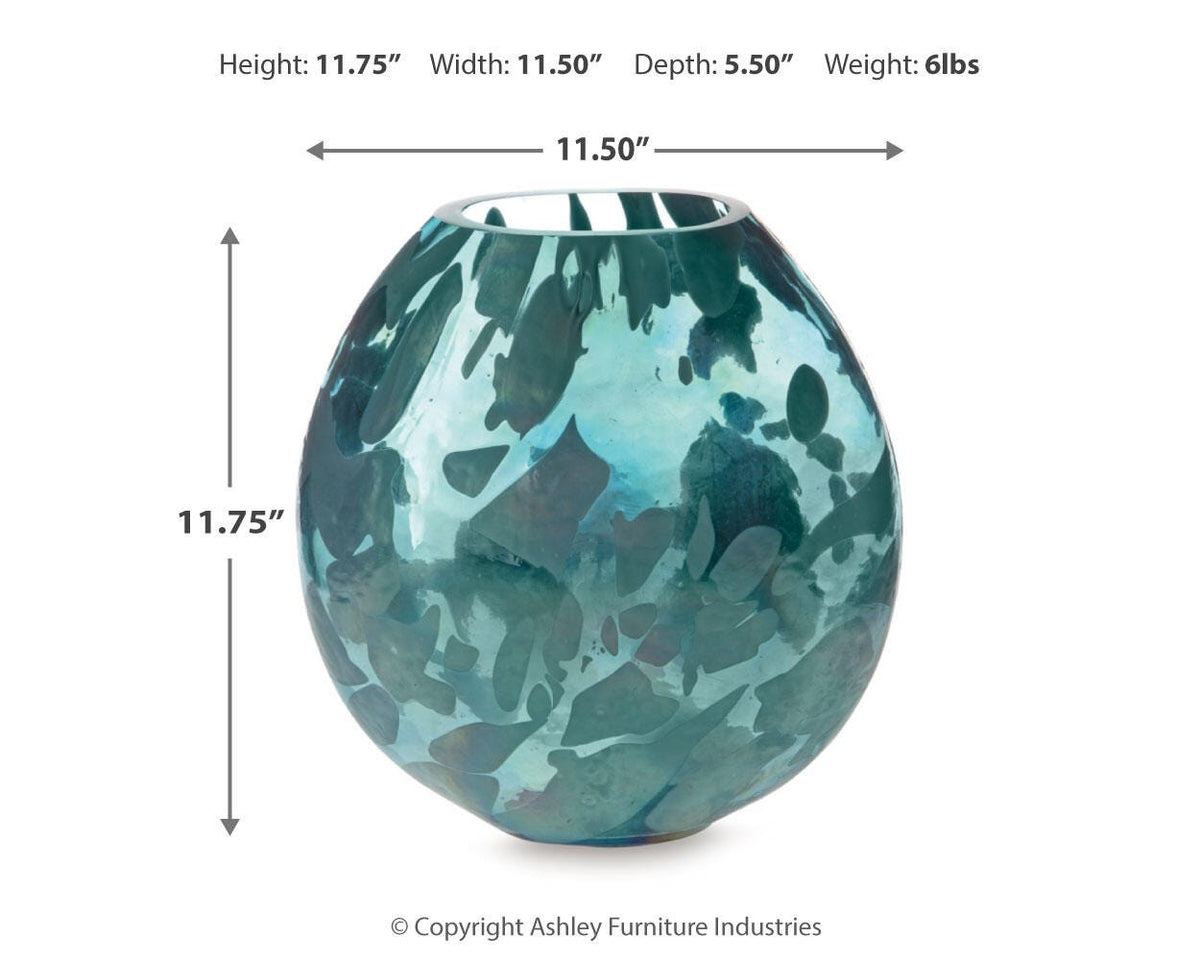 Cartshaw Vase - A2000739 - approximate manufacturer dimensions (supplier image 10)