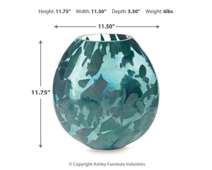 Cartshaw Vase - A2000739 - approximate manufacturer dimensions (supplier image 10)